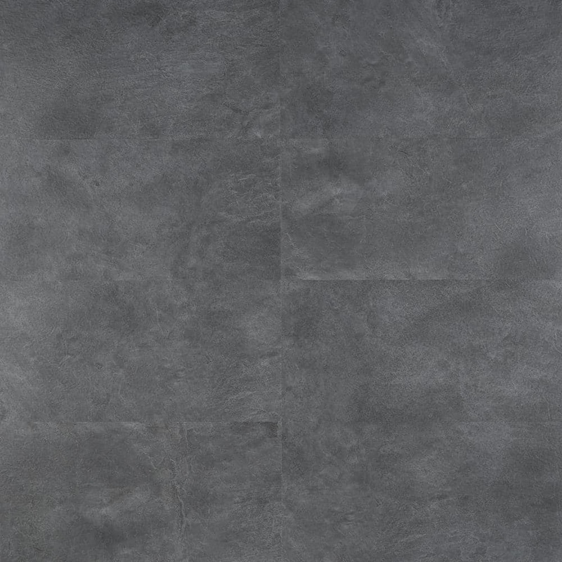 Ivy Hill Tile Cippia Slate Black 28 MIL x 12 in. W x 24 in. L Click Lock Waterproof Luxury Vinyl Plank Flooring (23.45 sq. ft./Case) EXT3RD105849