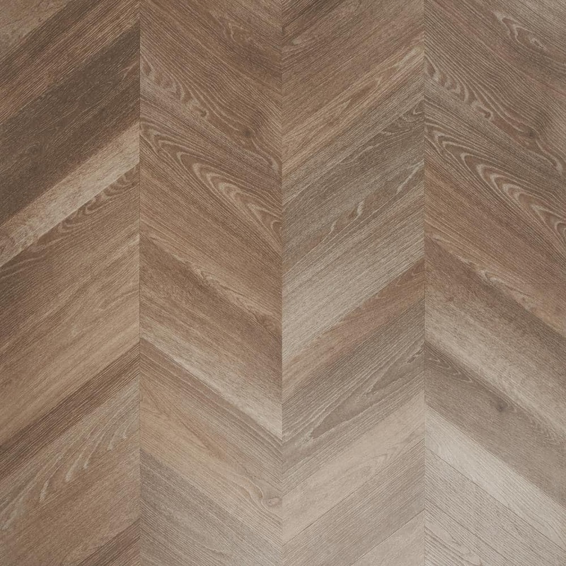 Ivy Hill Tile Stacy Garcia Chic Chevron 20 MIL Mocha 12 in. x 48 in. Click Lock Waterproof Luxury Vinyl Flooring (24.03 Sq. Ft./Case) EXT3RD108850