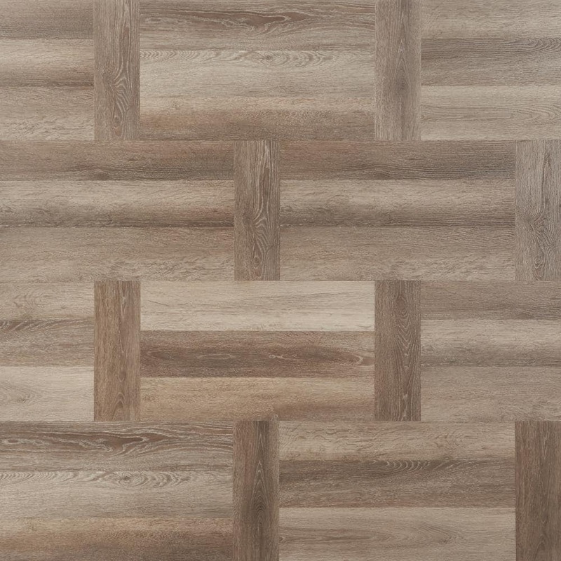 Ivy Hill Tile Stacy Garcia Chic Parquet 20 MIL Mocha 12 in. x 24 in. Click Lock Waterproof Luxury Vinyl Flooring (28.04 Sq. Ft./Case) EXT3RD108862