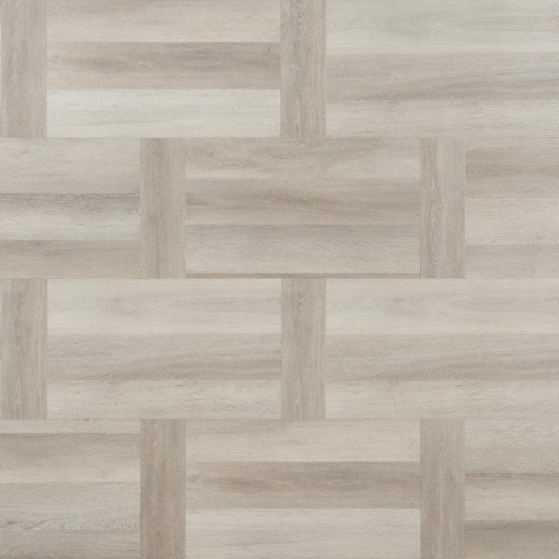Ivy Hill Tile Stacy Garcia Chic Parquet 20 MIL Plume 12 in. x 24 in. Click Lock Waterproof Luxury Vinyl Flooring (28.04 Sq. Ft./Case) EXT3RD108863