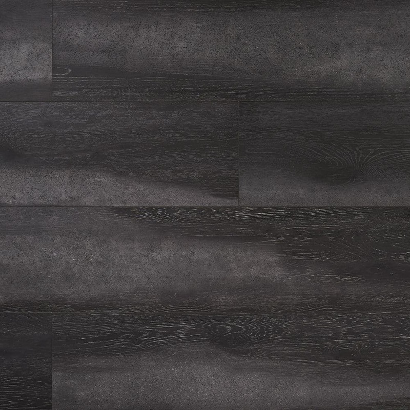 Ivy Hill Tile Urbana Black 12 in. x 48 in. x 20 MIL Rigid Core Click Luxury Vinyl Tile Floor Tile (24 sq. ft./Case) EXT3RD110645