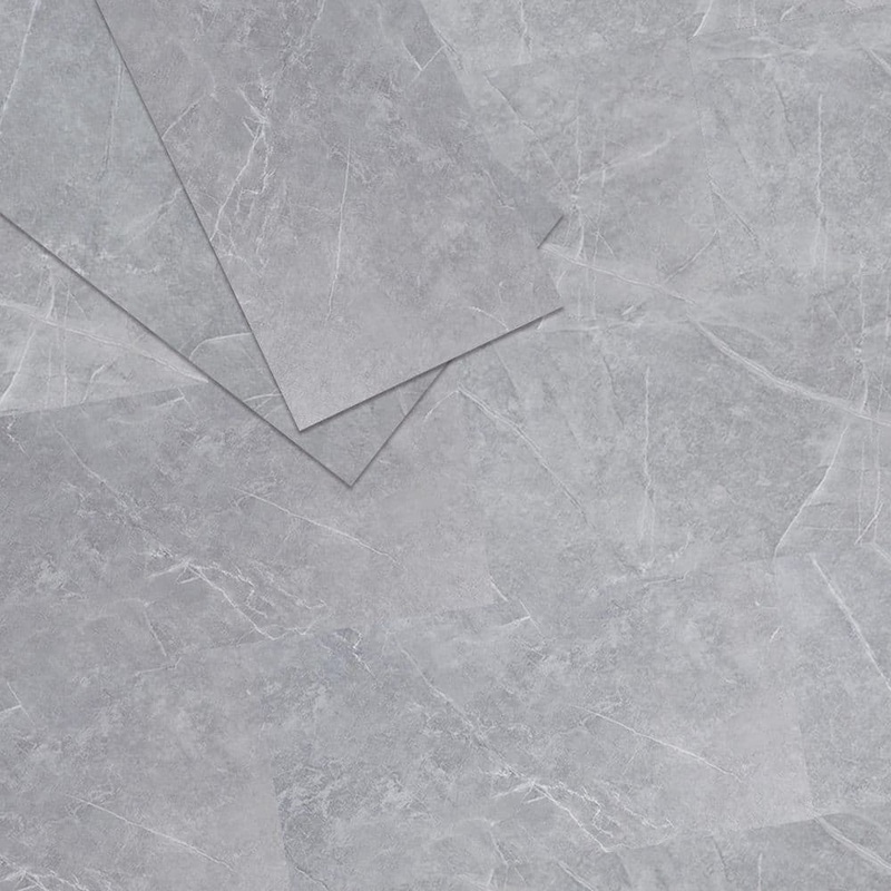 Jeedeson 6 MIL x 12 in. W x 24 in. L Peel and Stick Flooring Tile, Water Resistant Vinyl Tile Flooring, Gray (60 sq. ft./box) JDS-JBS232-30P