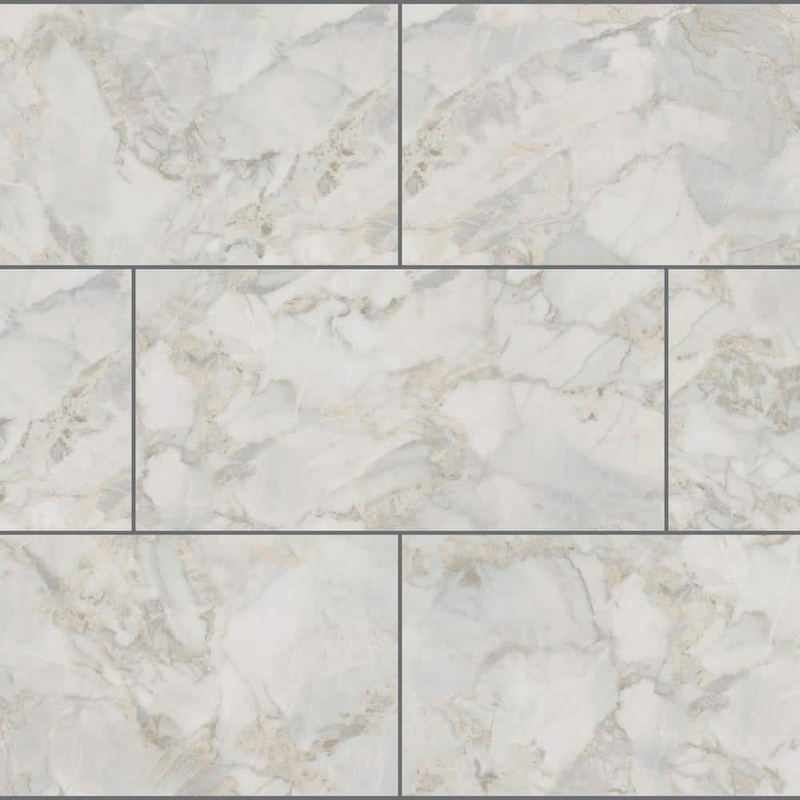 Lifeproof Ashen Grove Marble 22 MIL x 11.9 in. W x 23.8 in. L Click Lock Waterproof Vinyl Tile Flooring (17.7 sq. ft./case) SI69413L