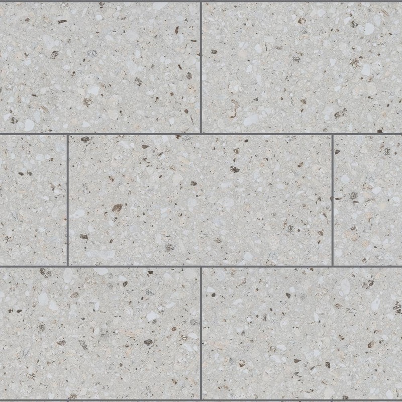 Lifeproof Bent White Terrazzo 22 MIL x 11.9 in. W x 23.8 in. L Click Lock Waterproof Vinyl Tile Flooring (17.7 sq. ft./Case) SI104324L