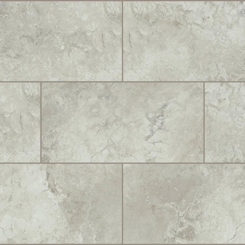 Lifeproof Inverness Travertine 22 MIL x 18.5 in. W x 37 in. L Click Lock Waterproof Vinyl Tile Flooring (19.1 sq. ft./case) SL21090802