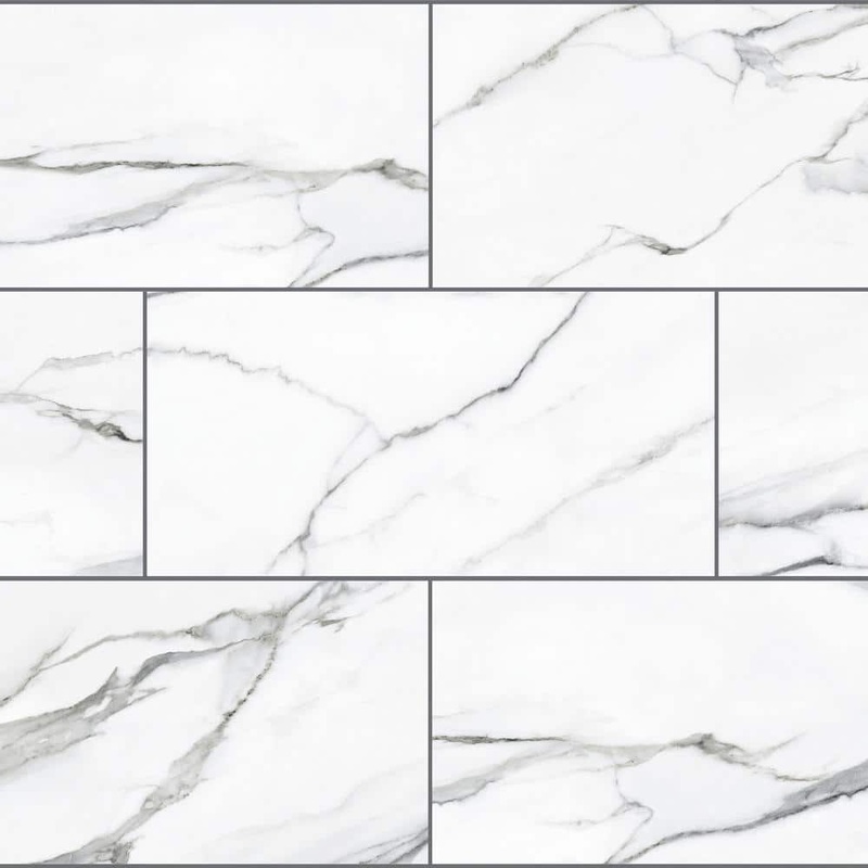 Lifeproof Mountain Brook Marble 22 MIL x 11.9 in. W x 23.8 in. L Click Lock Waterproof Vinyl Tile Flooring (17.7 sq. ft./Case) SI2103090L