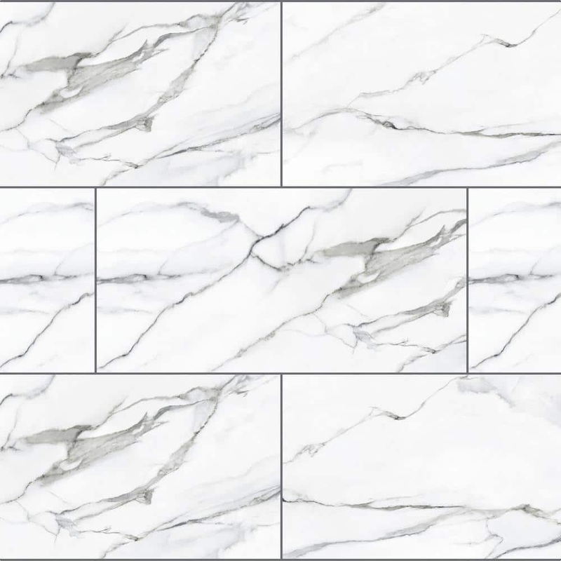 Lifeproof Mountain Brook Marble 22 MIL x 18.5 in. W x 37 in. L Click Lock Waterproof Vinyl Tile Flooring (19.1 sq. ft./Case) SL2103090L