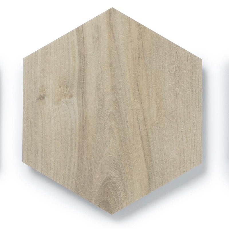 Lucida Surfaces MosaiCore Balsam Poplar 28 MIL x 12 in. W x 10 in. L Glue Down Waterproof Vinyl Tile Flooring (12.3 sqft/case) SC-4161