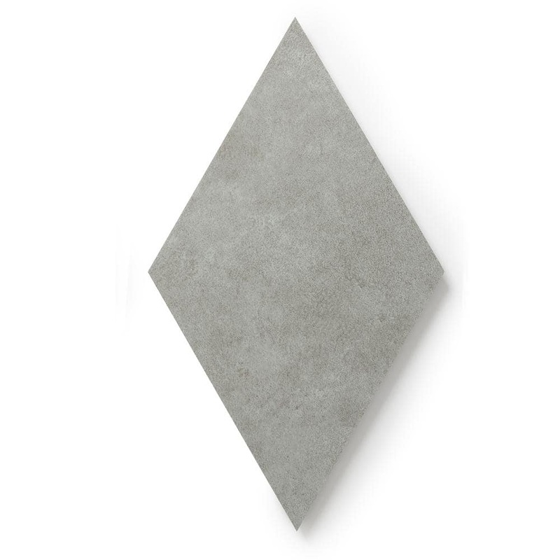 Lucida Surfaces MosaiCore Concrete 28 MIL x 9.75 in. W x 17 in. L Glue Down Waterproof Vinyl Tile Flooring (15.2 sqft/case) SC-4259