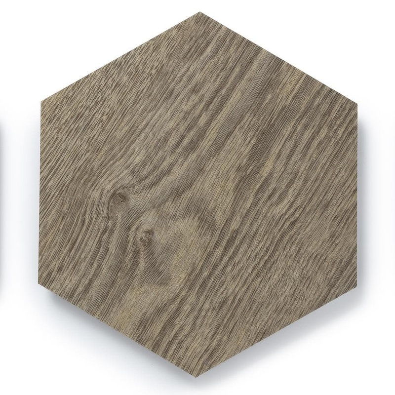 Lucida Surfaces MosaiCore Heritage Oak 28 MIL x 12 in. W x 10 in. L Glue Down Waterproof Vinyl Tile Flooring (12.3 sqft/case) SC-4162