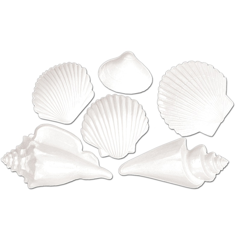 Plastic Seashell Decorations – 7.5-15.75″
