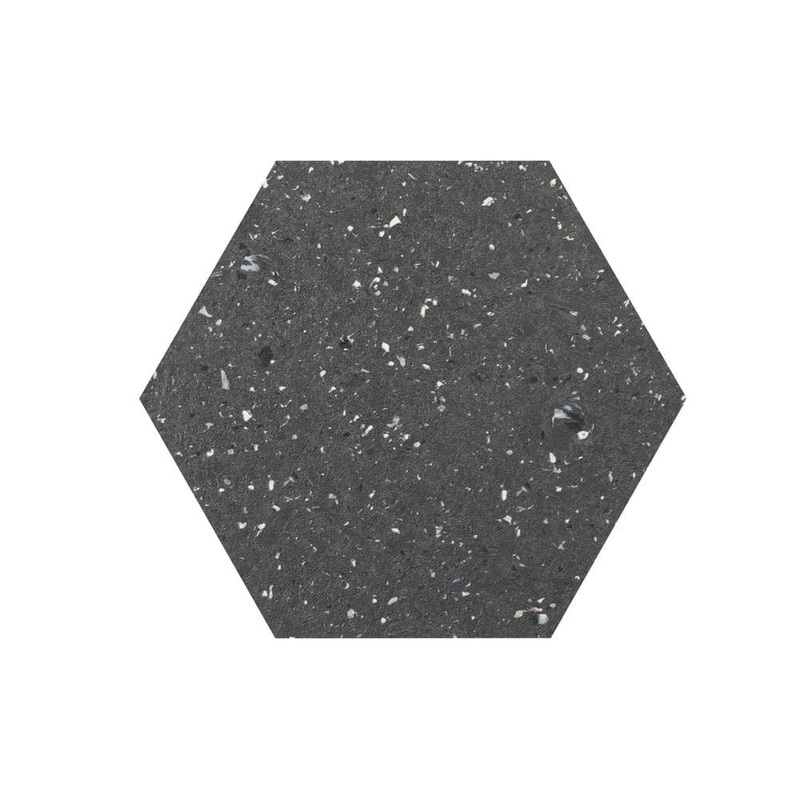 ACHIM Floor Galore 9×10.4 Self Adhesive Hexagon Vinyl Floor Tile – Galaxy – 20 Tiles/10 sq.ft FGHEX50220