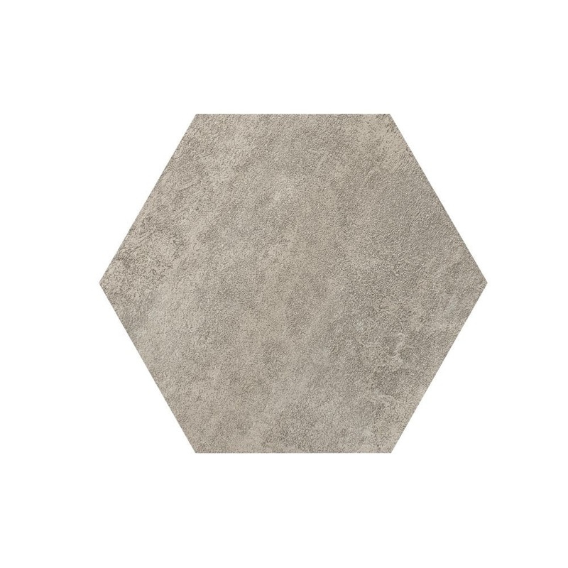 ACHIM Floor Galore 9×10.4 Self Adhesive Hexagon Vinyl Floor Tile – Graphite – 20 Tiles/10 sq.ft FGHEX50120