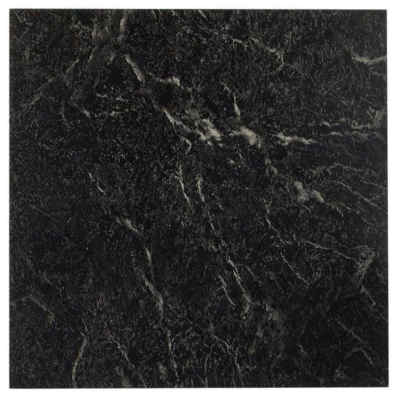 ACHIM Nexus Black 12 in. x 12 in. Peel and Stick Stone Vinyl Tile (20 sq. ft. / case) FTVMA40920