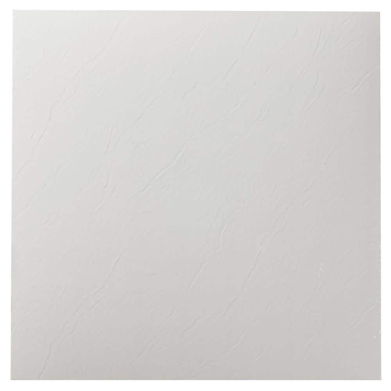 ACHIM Nexus White 12 in. x 12 in. Peel and Stick Solid Vinyl Tile (20 sq. ft./case) FTVSO10220