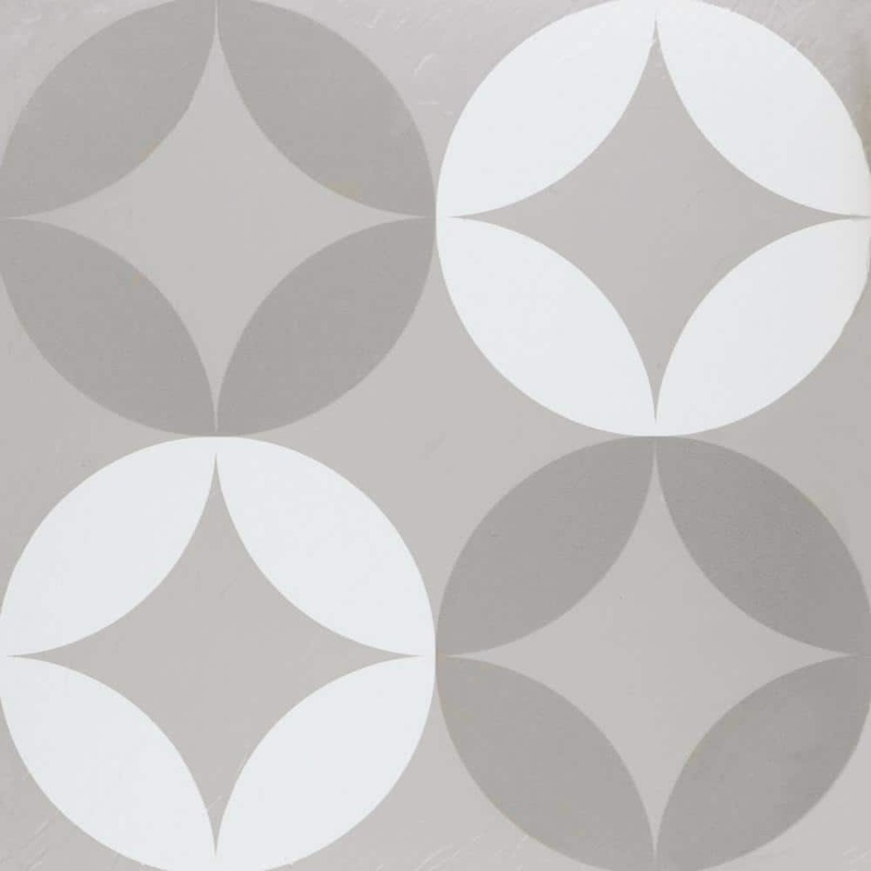 ACHIM Retro 12 in. W x 12 in. L Mod Diamond Grey/White Peel and Stick Vinyl Tile Flooring (20 sq. ft./case) RTFTV62020