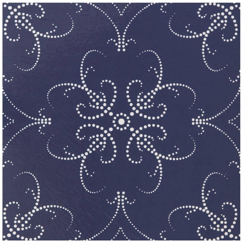 ACHIM Retro Navy Pearl 12 in. x 12 in. Self-Adhesive Vinyl Floor Tile (20 Tiles/20 sq. ft.) RTFTV60620