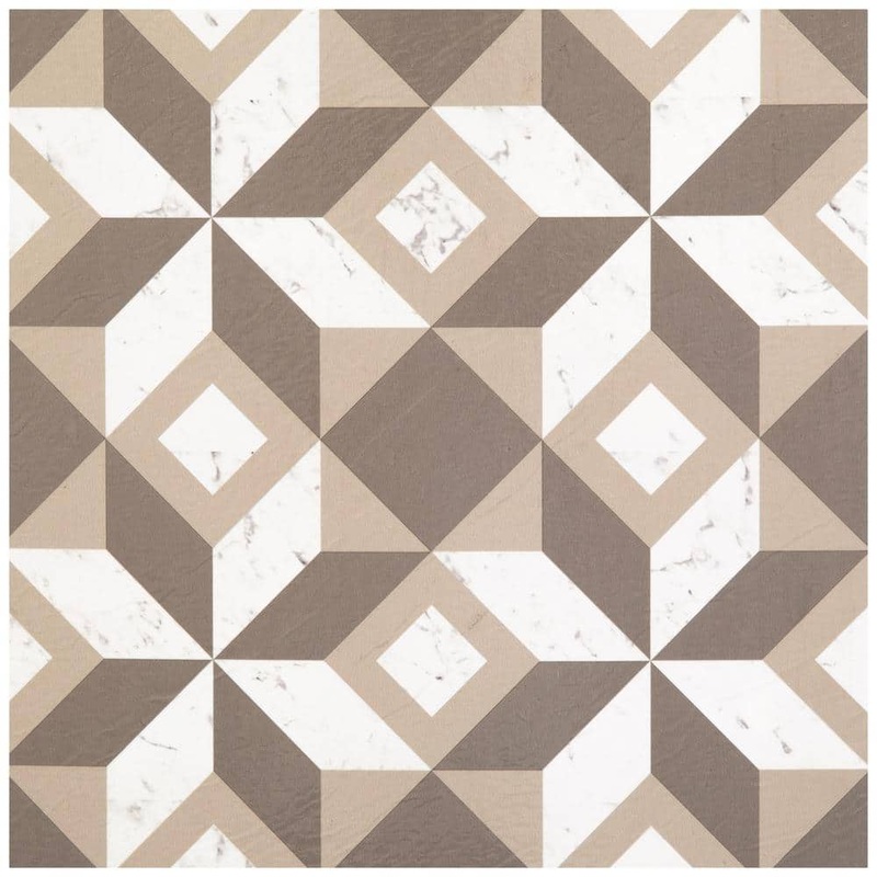 ACHIM Retro Prism Marble 12 in. x 12 in. Self-Adhesive Vinyl Floor Tile (20 Tiles/20 sq. ft.) RTFTV60520
