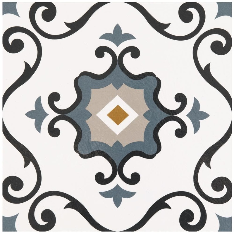 ACHIM Retro Slate 12 in. x 12 in. Self-Adhesive Vinyl Floor Tile (20 Tiles/20 sq. ft.) RTFTV60120