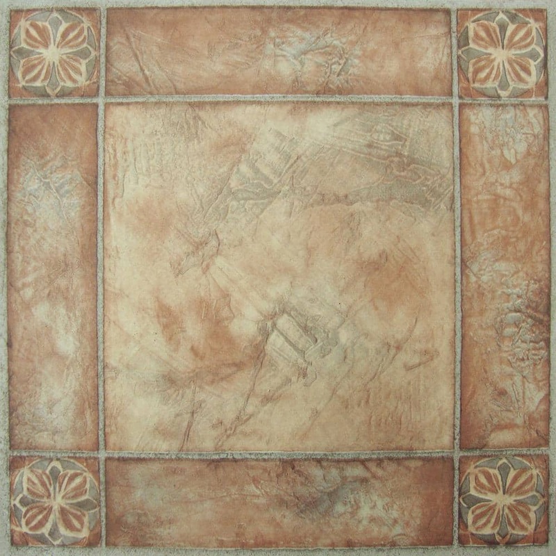 ACHIM Sterling Spanish Rose 12 in. x 12 in. Peel and Stick Vinyl Tile (20 sq. ft. / case) STT1M44620