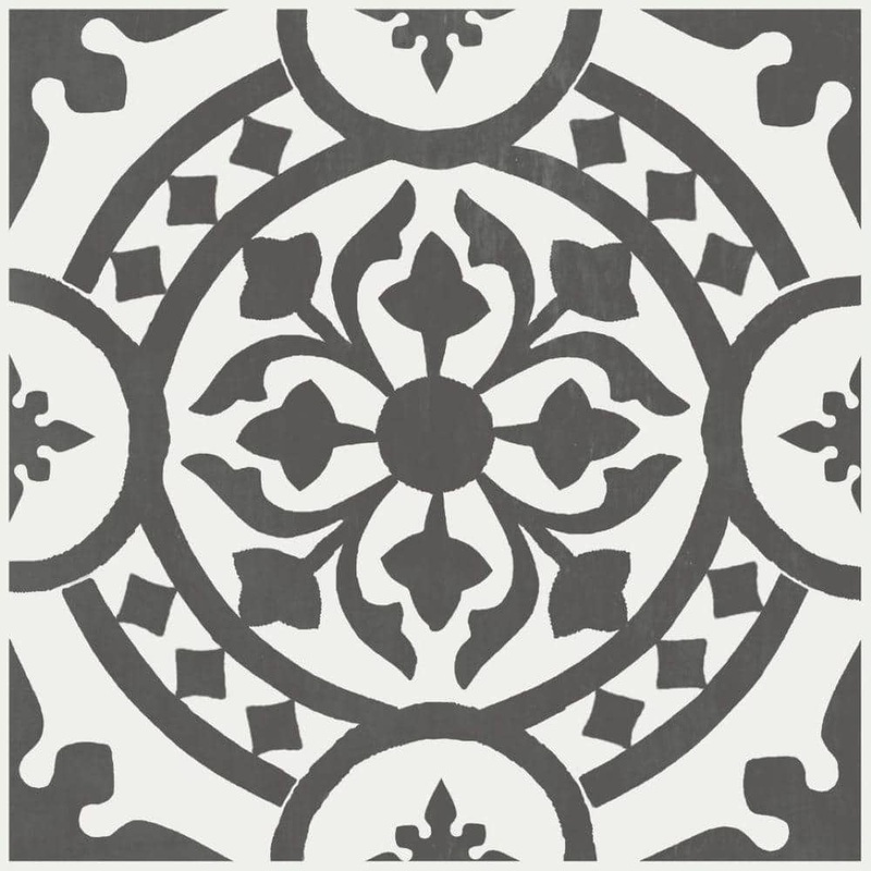 Armstrong Flooring Universal Black and White 2 MIL x 12 in. W x 12 in. L Peel and Stick Water Resistant Vinyl Tile Flooring (30 sqft/case) A9100251