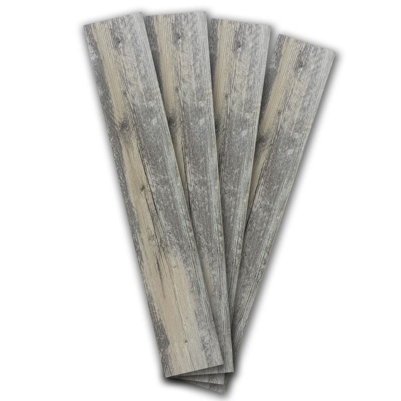 Art3d Aged Wood 12 MIL 6 in.W x 36 in. L Water Resistant Peel, Stick Vinyl Flooring Tile for Bedroom, Kitchen (54 sq. ft./Box) A43hd034