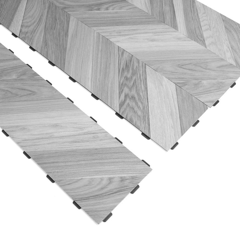 Art3d Dawn Ash 5 MIL 36 in. L x 6 in. W Waterproof Click Lock Luxury Vinyl Flooring Tile (27 sq. ft./Box ) A43hd402