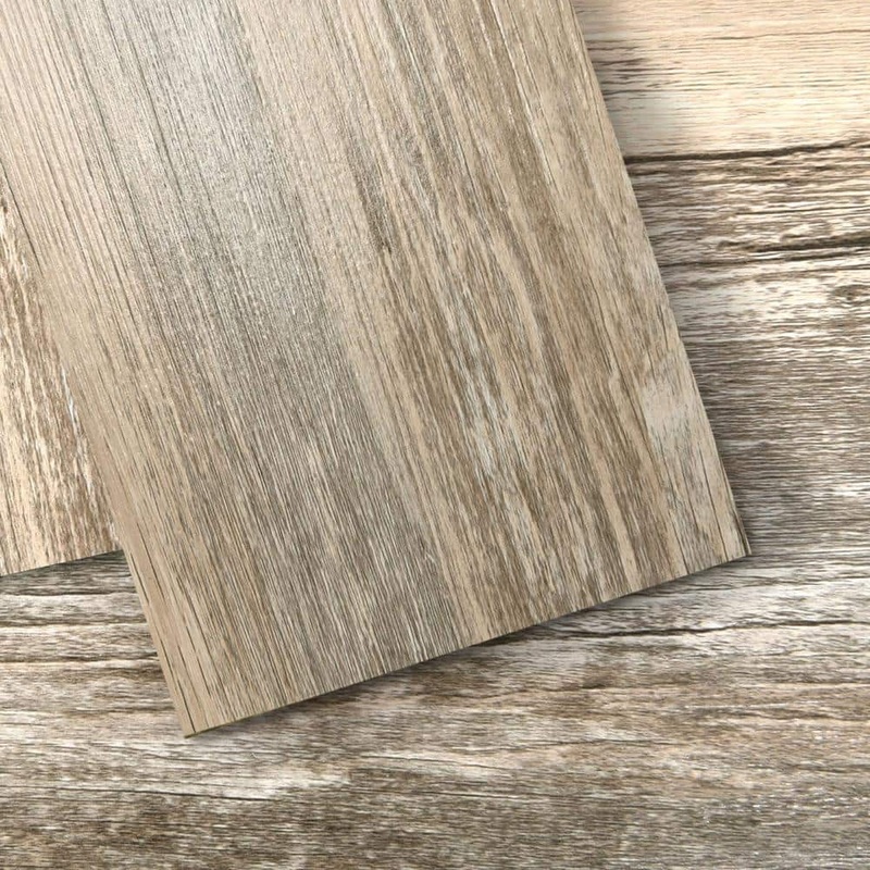 Art3d Old Wood 12MIL 36in. L x 6in. W Waterproof Peel and Stick Vinyl Flooring (54sq. ft./Box) A43hd204