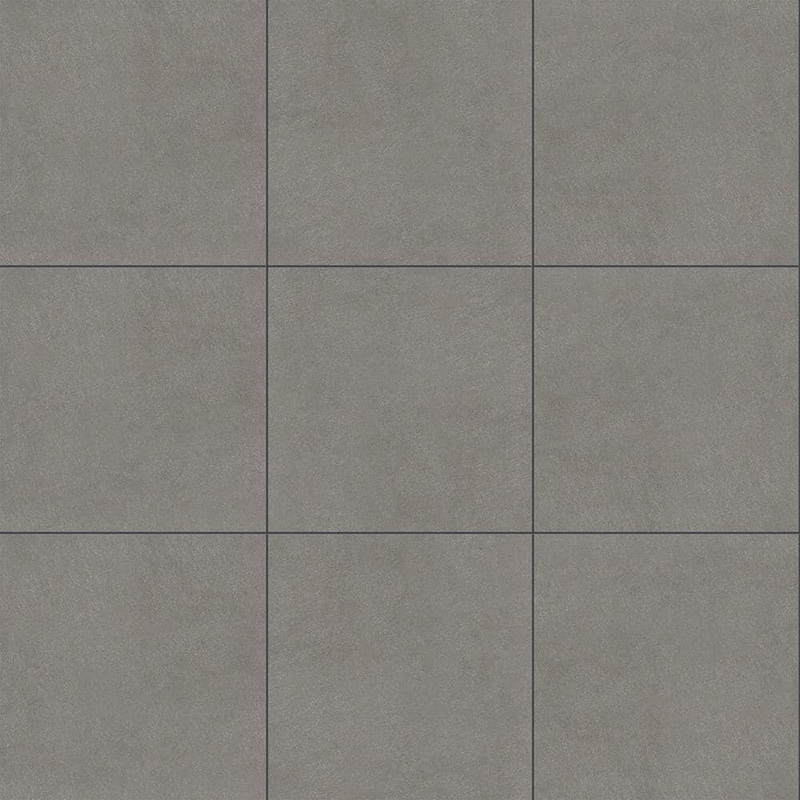 CERAMIX Gray Concrete 36 in. W x 36 in. L Loose Lay Waterproof Vinyl Tile Flooring (36 sq. ft/case) CRX-508V