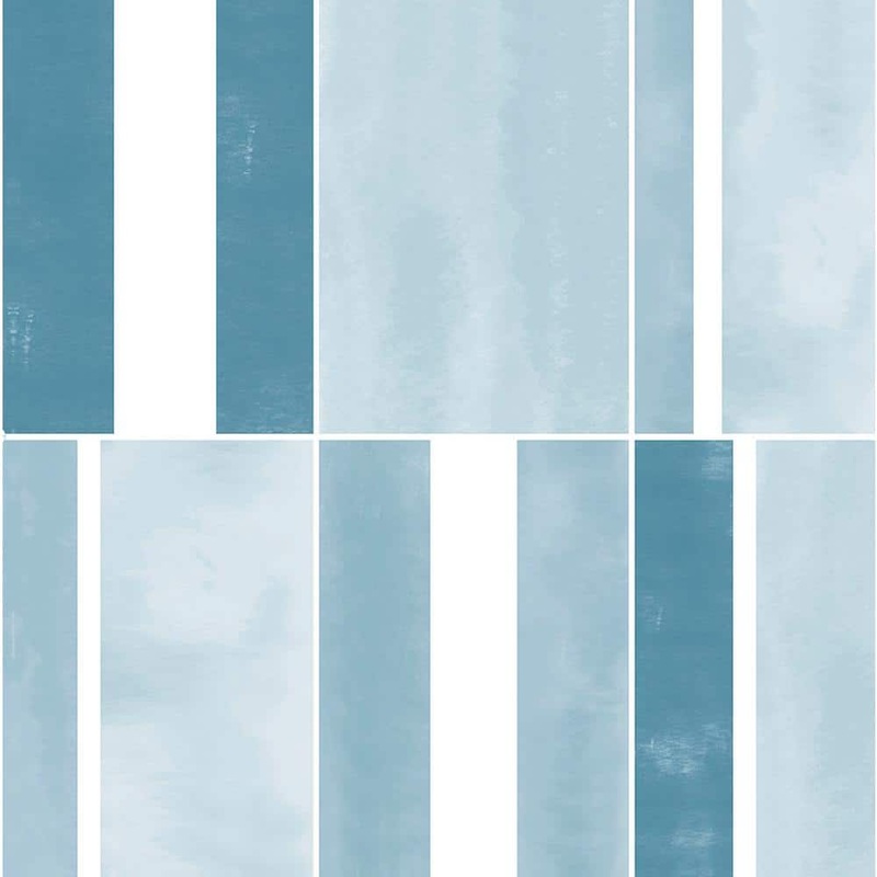 FloorPops Azure 12 in. W x 12 in. L Blue Peel & Stick Vinyl Tile Flooring (20 sq. ft./case) TFP3300