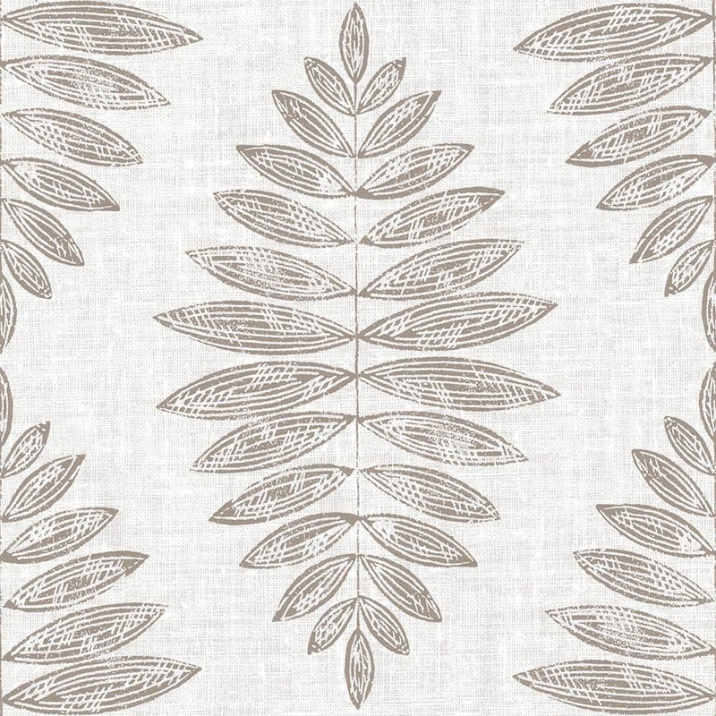 FloorPops Foliage 12 in. W x 12 in. L Brown Peel & Stick Vinyl Tile Flooring (20 sq. ft./case) TFP3298