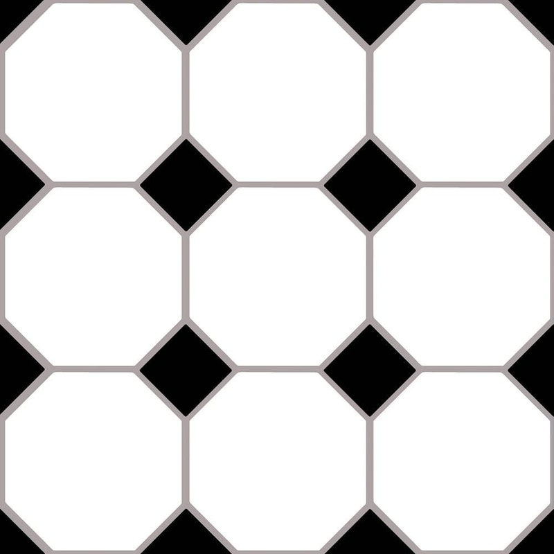 FloorPops Hudson 12 in. W x 12 in. L Black Peel & Stick Vinyl Tile Flooring (20 sq. ft./case) TFP3993