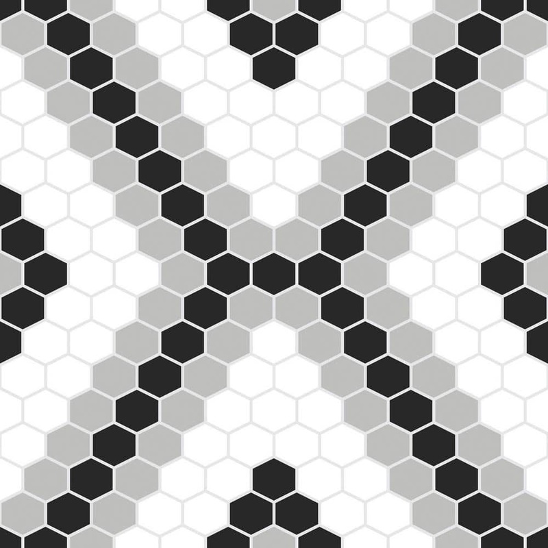 FloorPops Leyton 12 in. W x 12 in. L Black Peel & Stick Vinyl Tile Flooring (20 sq. ft./case) TFP2950