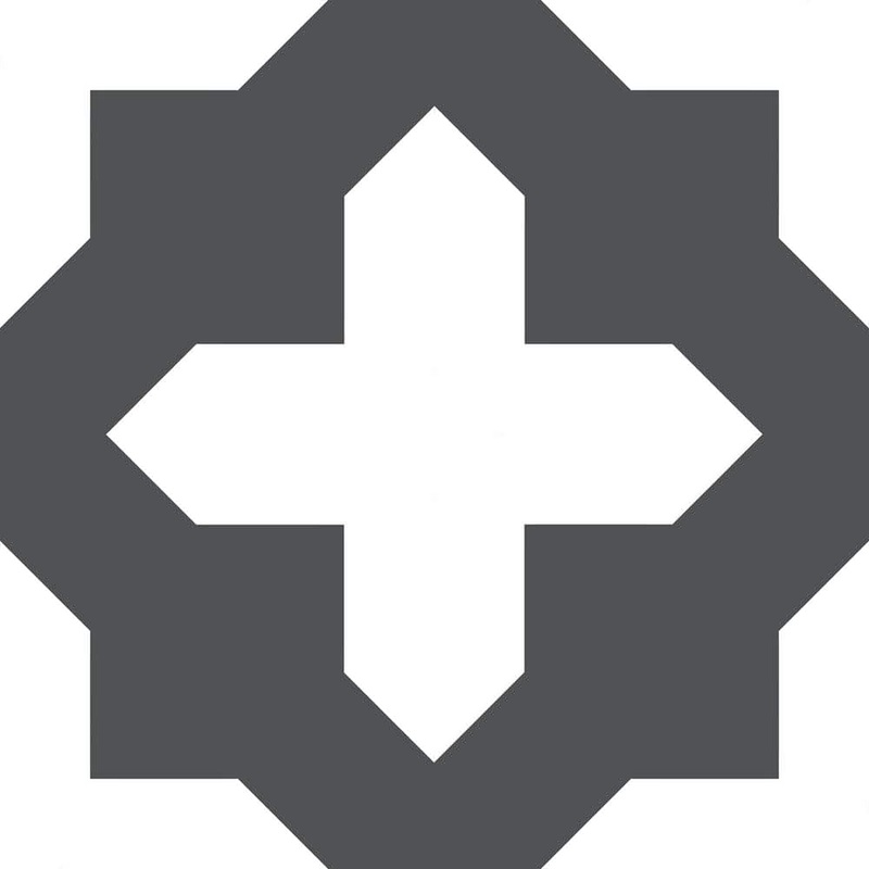 FloorPops Nordic 12 in. W x 12 in. L Black Peel & Stick Vinyl Tile Flooring (20 sq. ft./case) TFP3308