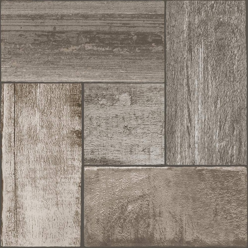 FloorPops Northwoods 12 in. W x 12 in. L Brown Peel & Stick Vinyl Tile Flooring (20 sq. ft./case) TFP3291