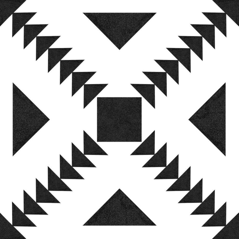 FloorPops Parla 12 in. W x 12 in. L Black Peel & Stick Vinyl Tile Flooring (20 sq. ft./case) TFP3567