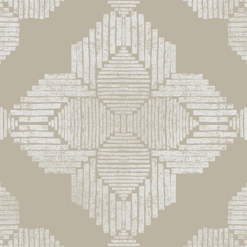 FloorPops Sullivan 12 in. W x 12 in. L Beige Peel & Stick Vinyl Tile Flooring (20 sq. ft./case) TFP4279