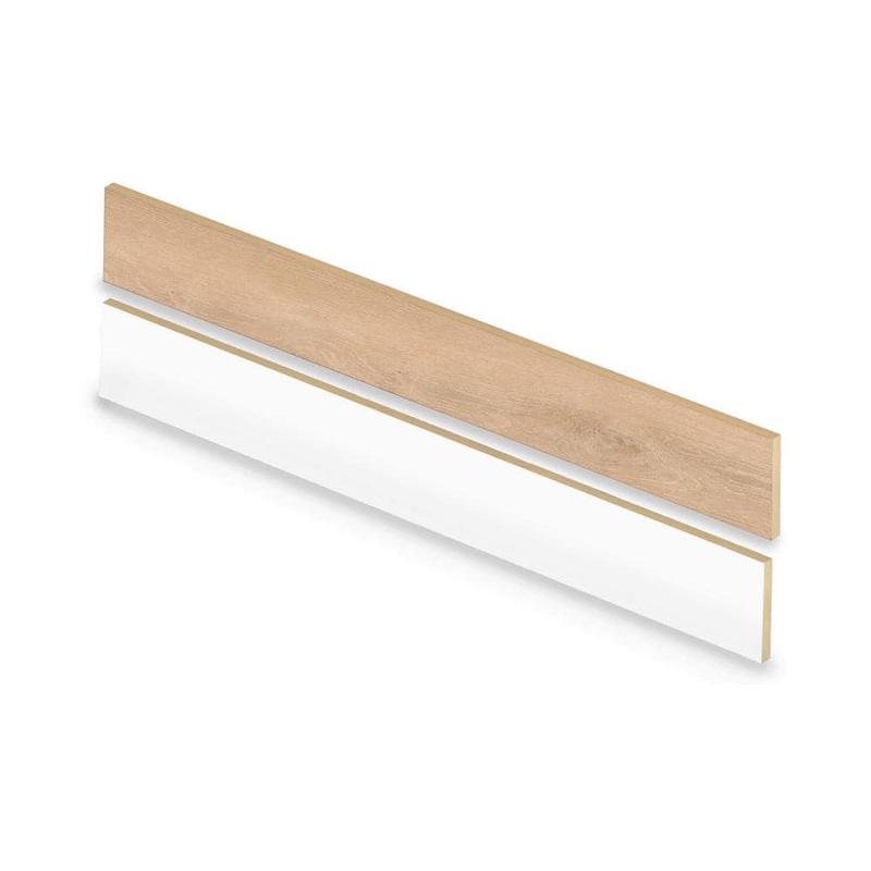 Cap A Tread Dusk Cherry 47 in. L x 7.37 in. W x 12.7 mm T Vinyl Overlay Stair Reversible Riser 01R073920