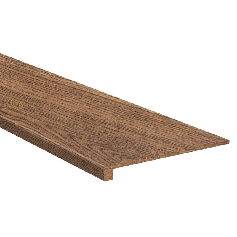 MSI Beverly Mill 0.63 in. T x 11.25 in. W x 48 in. L Engineered Hardwood Stair Tread Eased Edge Molding (2-pieces/case) LWD7575-4-ST-EE