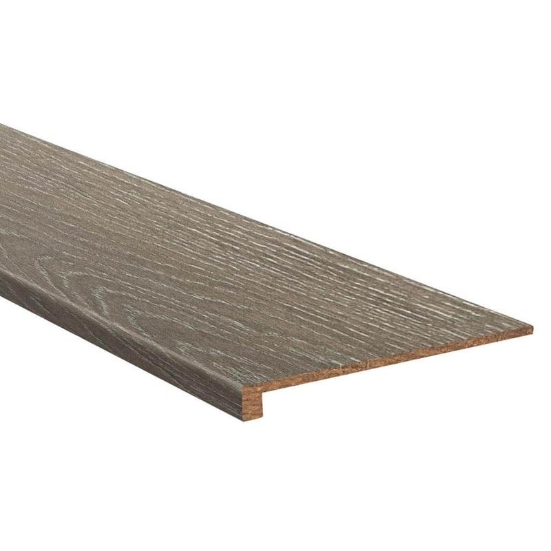 MSI Heninger Lake 0.63 in. T x 11.25 in. W x 48 in. L Engineered Hardwood Stair Tread Eased Edge Molding (2-pieces/case) LWD7575-6-ST-EE