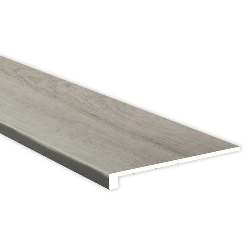 MSI Winter Park 1.25 in. T x 12 in. W x 47.2 in. L Luxury Vinyl Stair Tread Eased Edge (2 Pieces/case) VTTBRIANK-ST-EC