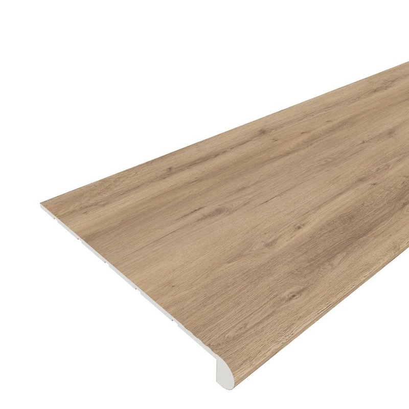 NewTechWood Everlux Premium Flooring Alice Desert Brown 1 in. T x 11.81 in. W x 48.42 in. L Stair Tread SRD-8-ADB-4