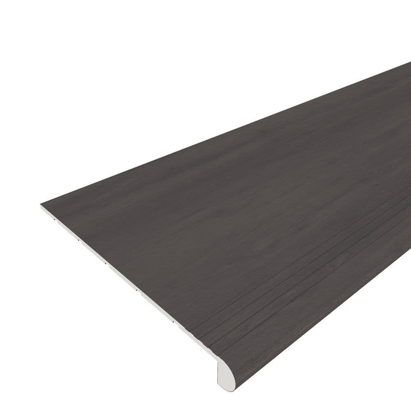 NewTechWood Everlux Premium Flooring Kylie Rich Brown 1 in. T x 11.81 in. W x 48.42 in. L Stair Tread SRD-8-KRB-4