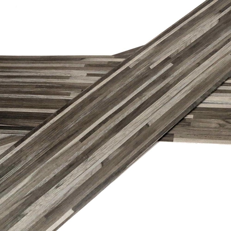 Wellco Gray 12 mil x 5.9 in. W x 35.9 in. L Water Protection Peel and Stick Vinyl Floor Tile Flooring 10 pack (15 sq. ft./Case) VFP360602GW02