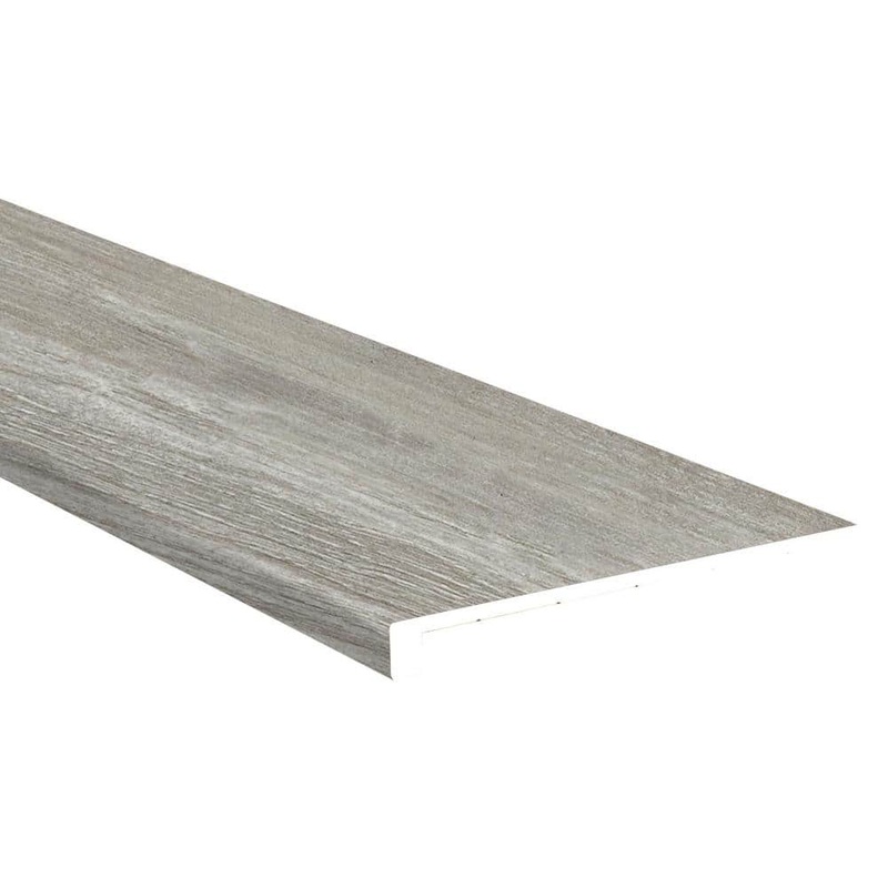 A&A Surfaces Acorn Hill 5/4 in. T x 12 in. W x 47.25 in. L Luxury Vinyl Stair Tread Molding (2-pieces/Case) L-0012P-ST-EE-C