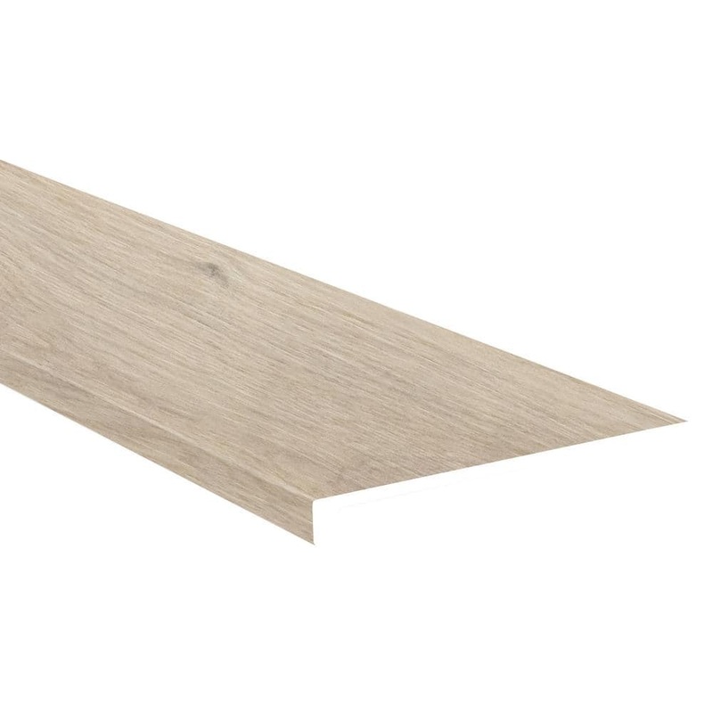 A&A Surfaces Irish Hound 32 mm. T x 12.01 in. W x 47.24 in. L Luxury Vinyl Stair Tread Eased Edge (2 Pieces/Case) VTTRUNISL-ST-EC