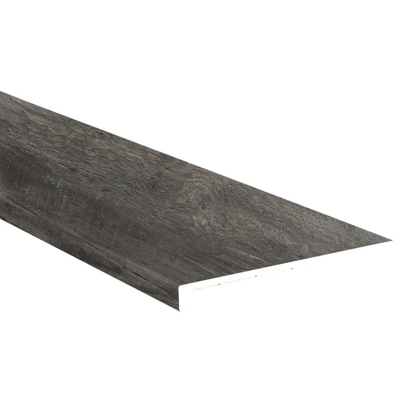 A&A Surfaces Ripton 5/4 in. T x 12 in. W x 47.25 in. L Luxury Vinyl Stair Tread Molding (2-pieces/case) VTTBOSWEL-ST-EC