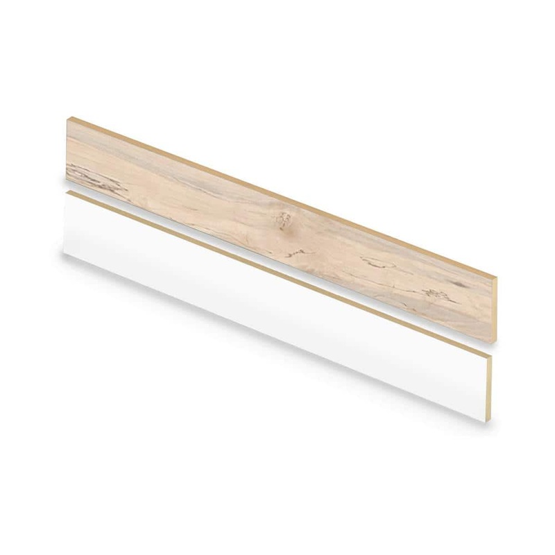 Cap A Tread Navarra Maple 47 in. L x 7.37 in. W x 12.7 in. T Vinyl Overlay Stair Reversible Riser 01R078096