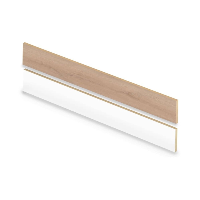 Cap A Tread Sage Street Oak 47 in. L x 7.37 in. W x 12.7 mm T Vinyl Overlay Stair Reversible Riser 01R078024