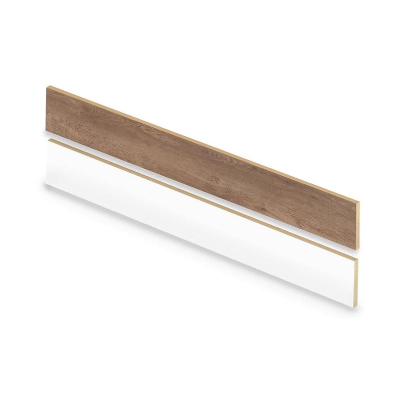 Cap A Tread Shire Mount Maple 47 in. L x 7.37 in. W x 12.7 mm T Vinyl Overlay Stair Reversible Riser 01R077671